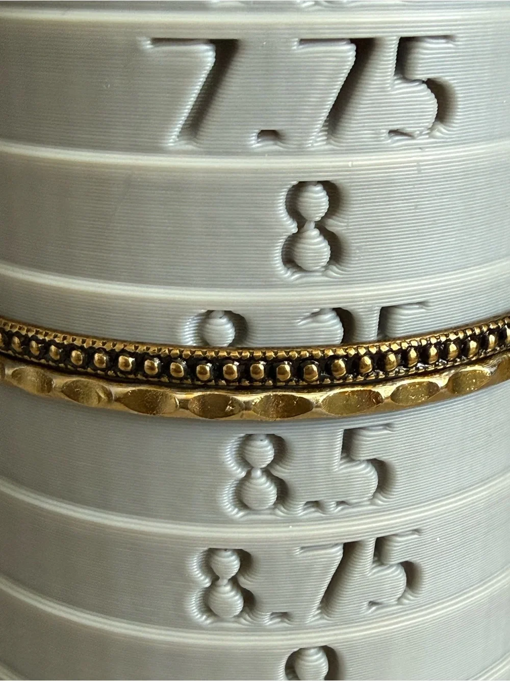 Gold Tone Triple Bangle Bracelet Set - Women Jewelry